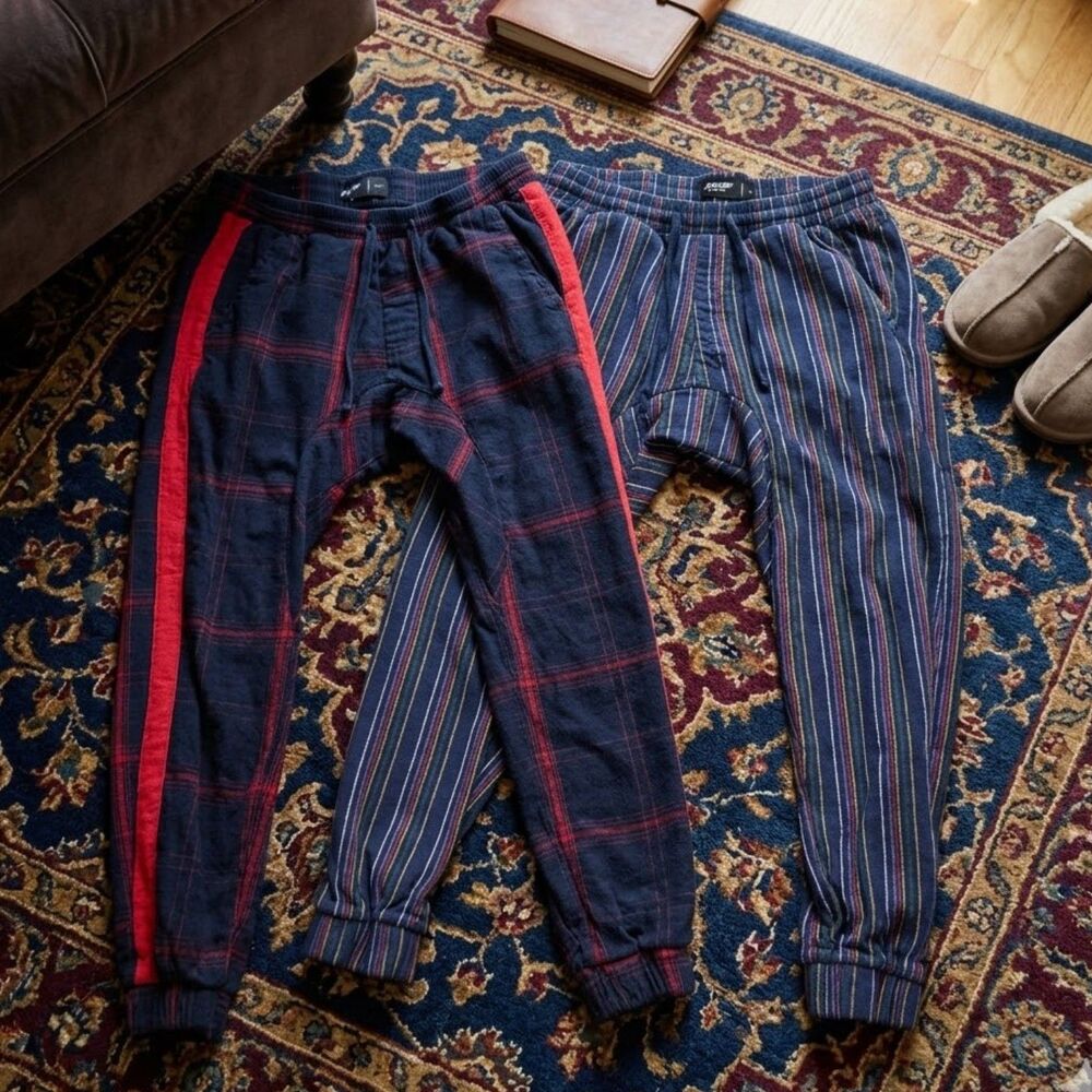 Cotton On Lounge Pants Set of 2 Men's Small 100% Cotton Joggers Excellent